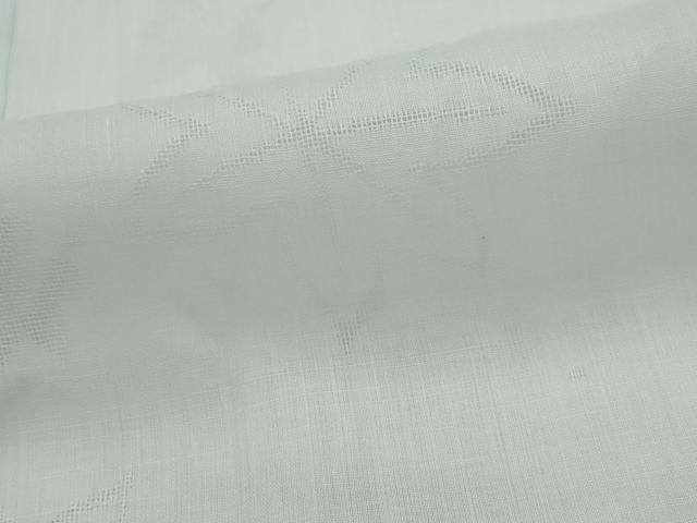 平和屋着物＊夏物　長襦袢　楓紋紗　白藍色　洗える着物　AABL6183st