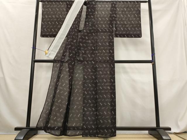 平和屋着物＊夏物　本場琉球絣　夏琉球　証紙付き　宮城清市作　正絹　逸品　AABL6201st