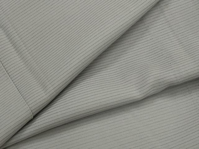 平和屋着物＊夏物　色無地　絽　灰青色　正絹　逸品　AABL6205st
