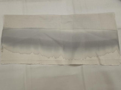 平和屋着物＊夏物　訪問着　絽　枝花文　暈し染め　銀糸　銀彩　反端付き　正絹　逸品　AABL6214st