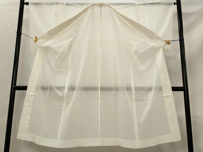 平和屋着物＊夏物　長襦袢　絽　白色　正絹　逸品　AABL6217st