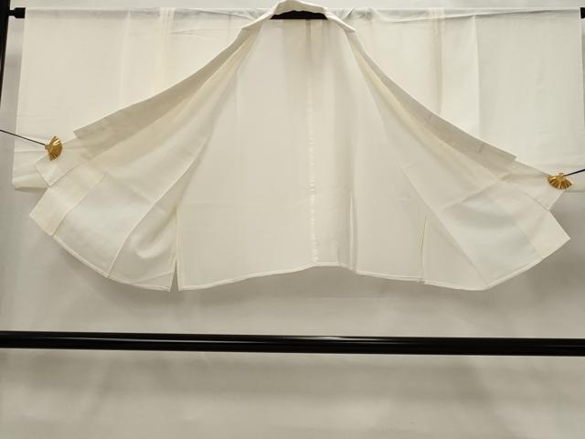 平和屋着物＊夏物　長襦袢　絽　二部式　白色　正絹　逸品　AABL6218st
