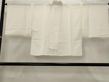 平和屋着物＊夏物　長襦袢　絽　二部式　白色　正絹　逸品　AABL6218st