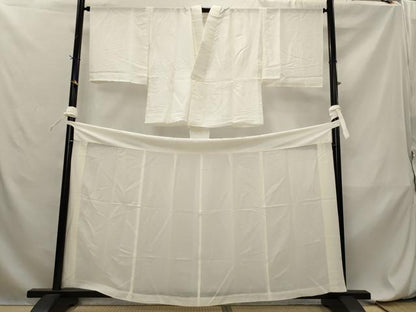 平和屋着物＊夏物　長襦袢　絽　二部式　白色　正絹　逸品　AABL6219st