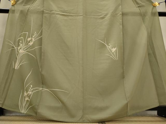 平和屋着物＊夏物　訪問着　絽　草花文　正絹　逸品　AABL6220st