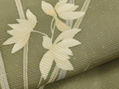 平和屋着物＊夏物　訪問着　絽　草花文　正絹　逸品　AABL6220st
