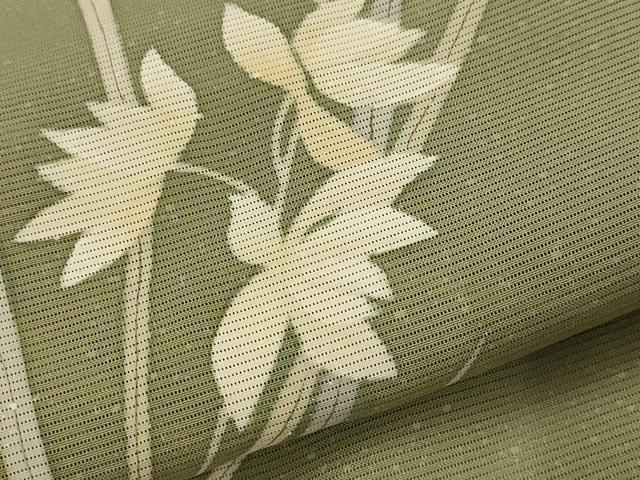 平和屋着物＊夏物　訪問着　絽　草花文　正絹　逸品　AABL6220st