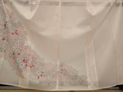 平和屋着物＊夏物　訪問着　絽　辻が花　金彩　洗える着物　AABL6225st