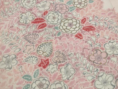 平和屋着物＊夏物　訪問着　絽　辻が花　金彩　洗える着物　AABL6225st