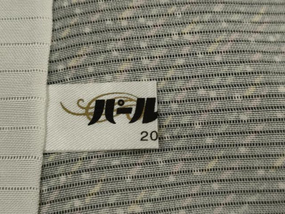 平和屋着物＊夏物　小紋　絽　霞文　正絹　逸品　AABL6229st