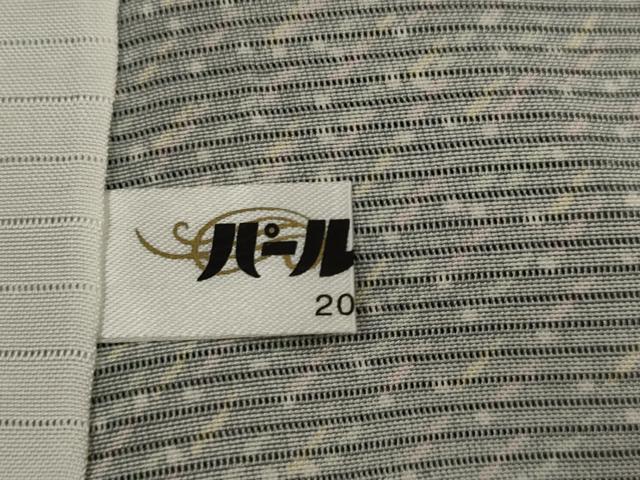 平和屋着物＊夏物　小紋　絽　霞文　正絹　逸品　AABL6229st