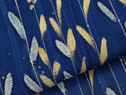 平和屋着物＊夏物　訪問着　絽　草葉文　金彩　正絹　逸品　AABL6231st