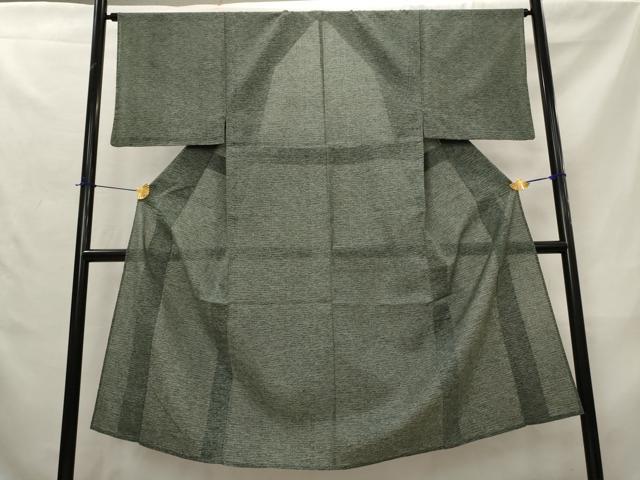 平和屋着物＊夏物　男性　小紋　紗　霞文　AABL6238st