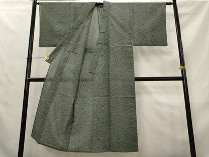 平和屋着物＊夏物　男性　小紋　紗　霞文　AABL6238st
