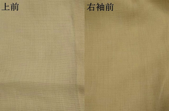 平和屋着物＊夏物　長襦袢　絽　鳥の子色　AABL6239st