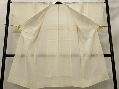 平和屋着物＊夏物　長襦袢　絽　鳥の子色　AABL6239st