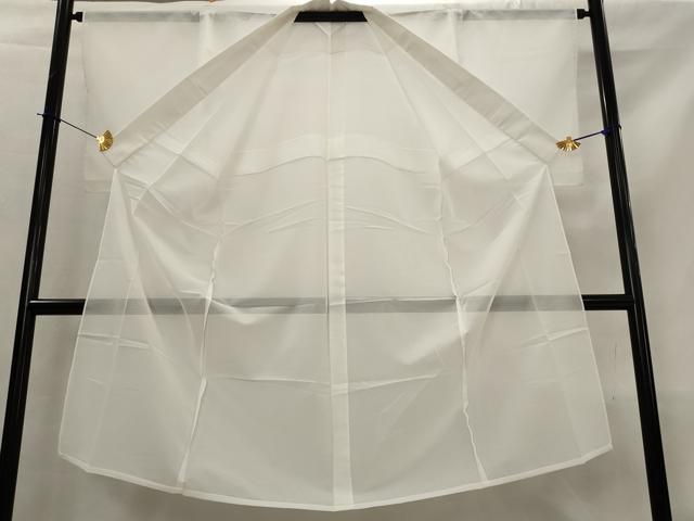 平和屋着物＊夏物　長襦袢　絽　白色　洗える着物　AABL6246st
