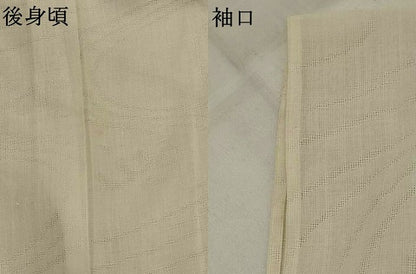 平和屋着物＊夏物　長襦袢　流水文紗　生成り色　AABL6250st