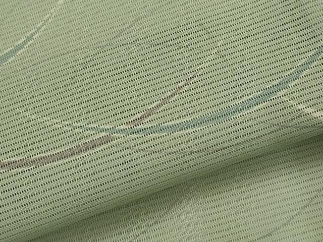 平和屋着物＊夏物　小紋　絽　芝草文　洗える着物　AABL6252st