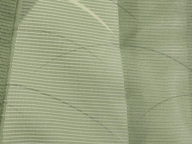 平和屋着物＊夏物　小紋　絽　芝草文　洗える着物　AABL6252st