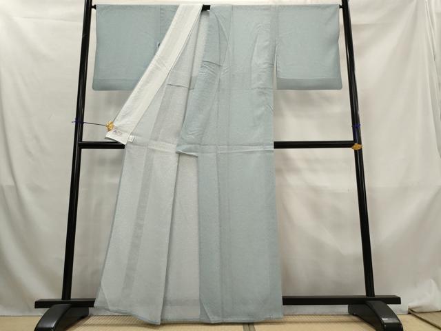 平和屋着物＊夏物　江戸小紋　紋紗　鮫小紋柄　やまと誂製　正絹　逸品　AABL6260st