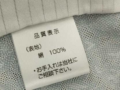 平和屋着物＊夏物　江戸小紋　紋紗　鮫小紋柄　やまと誂製　正絹　逸品　AABL6260st