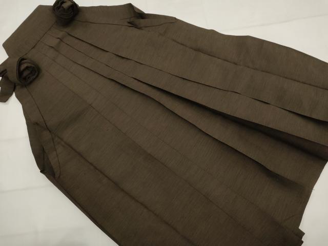 平和屋着物＊夏物　男性　行灯袴　紗紬　霞文　正絹　逸品　AABL6266st