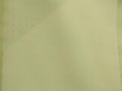平和屋着物＊夏物　色無地　格子文紗　若葉色　ロング丈　洗える着物　AABL6283st
