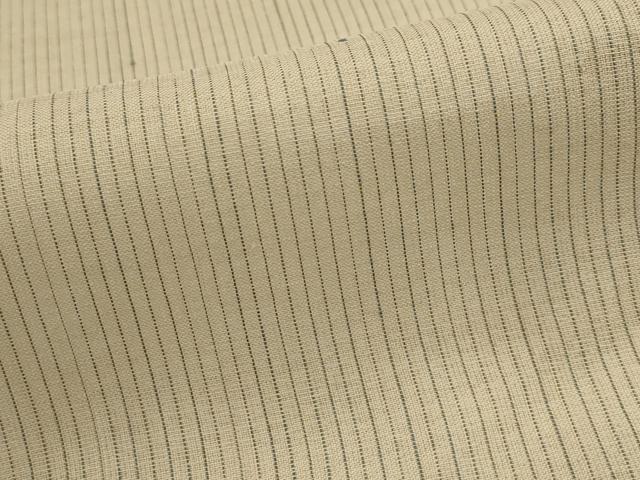 平和屋着物＊夏物　紗紬　縞　正絹　逸品　AABL6303st