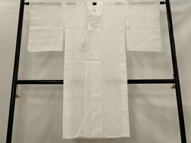 平和屋着物＊夏物　長襦袢　花紋紗　胡粉色　麻　AABL6335st
