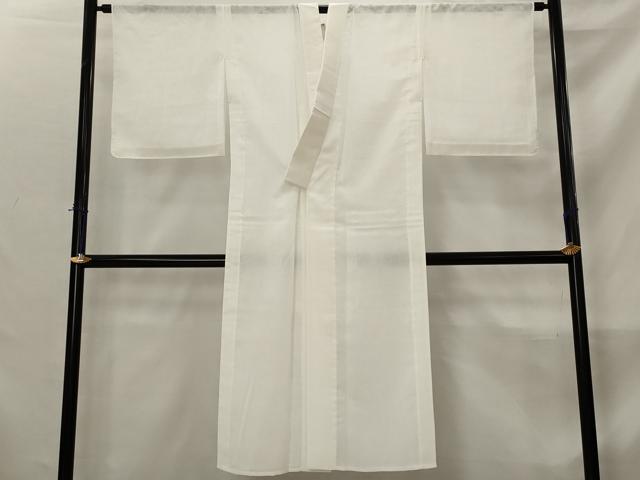 平和屋着物＊夏物　長襦袢　花紋紗　白色　AABL6352st