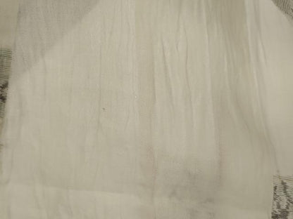 平和屋着物＊夏物　本場小千谷ちぢみ　色紙花文　麻　逸品　AABL6355st