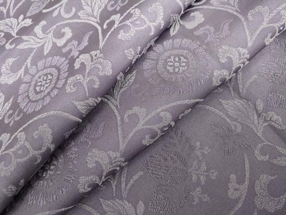 平和屋着物●お召　菊唐草　正絹　逸品　未使用　AABL6405cs