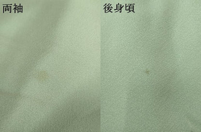 平和屋着物●訪問着　友禅　作家物　枝花文　暈し染め　正絹　逸品　AABL6428cs