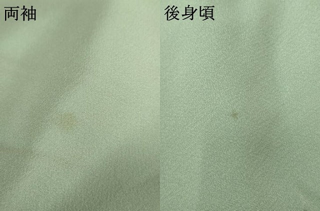 平和屋着物●訪問着　友禅　作家物　枝花文　暈し染め　正絹　逸品　AABL6428cs