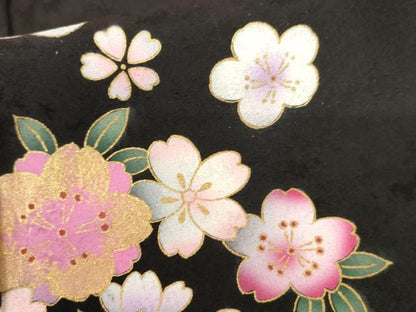 平和屋着物●豪華振袖　花毬文　暈し染め　金彩　正絹　逸品　AABL6450cs