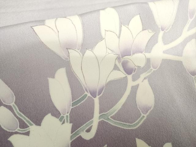 平和屋着物●訪問着　枝花文　暈し染め　正絹　逸品　AABL6473cs