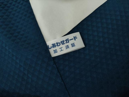 平和屋着物●上質な小紋　霞間道　銀彩　正絹　逸品　AABL6480cs