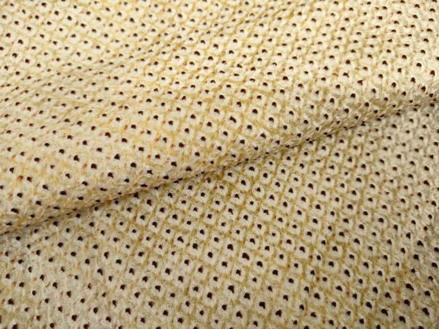 平和屋着物●大変加工の良い総絞り小紋　暈し染め　正絹　逸品　AABL6495cs