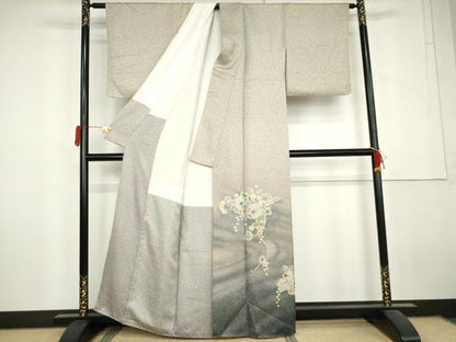 平和屋着物●豪華色留袖　作家物　辻が花　暈し染め　金通し地　正絹　逸品　AABL6501cs