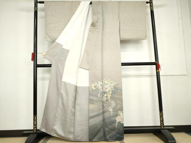 平和屋着物●豪華色留袖　作家物　辻が花　暈し染め　金通し地　正絹　逸品　AABL6501cs