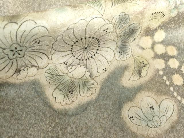 平和屋着物●豪華色留袖　作家物　辻が花　暈し染め　金通し地　正絹　逸品　AABL6501cs
