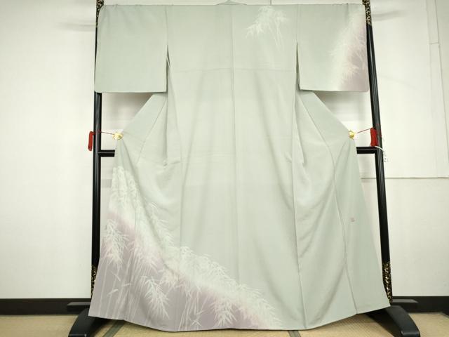 平和屋着物●訪問着　作家物　笹竹文　暈し染め　正絹　逸品　AABL6519cs