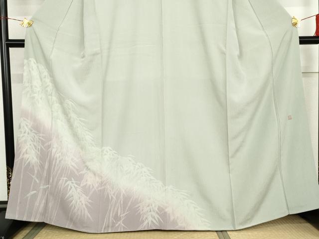 平和屋着物●訪問着　作家物　笹竹文　暈し染め　正絹　逸品　AABL6519cs