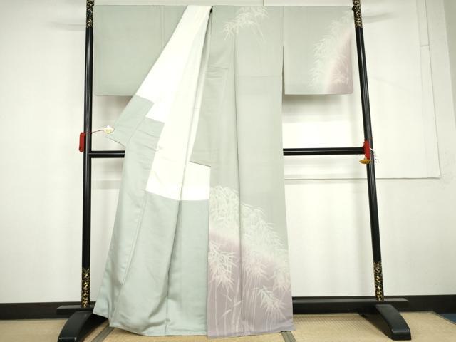 平和屋着物●訪問着　作家物　笹竹文　暈し染め　正絹　逸品　AABL6519cs