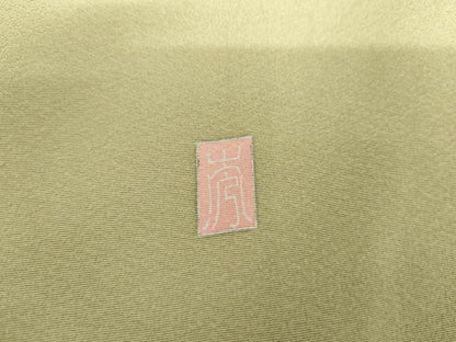 平和屋着物●訪問着　友禅　作家物　浜松風景文　暈し染め　正絹　逸品　AABL6521cs