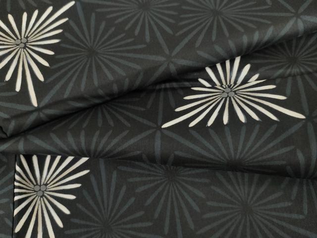 平和屋着物●本場大島紬　染大島　松　正絹　逸品　未使用　AABL6526cs