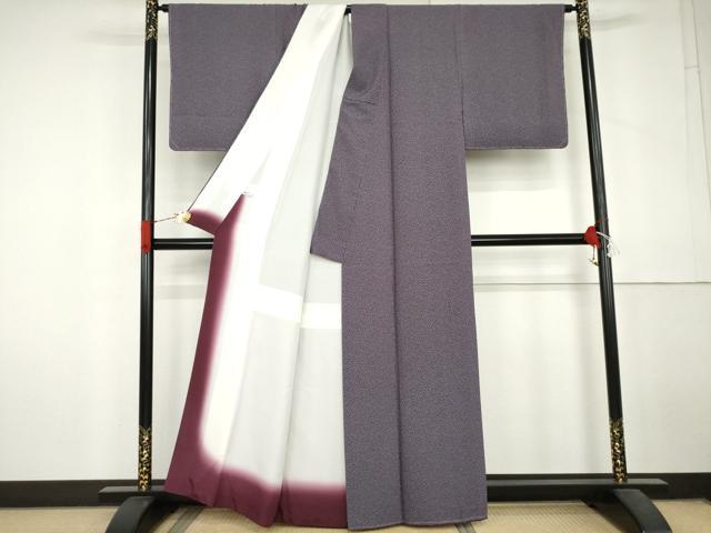 平和屋着物●伝統工芸師　服部光擴　束ね熨斗文　丹後ちりめん　健勝苑扱い　反端付き　正絹　逸品　未使用　AABL6544cs