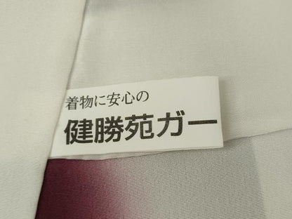 平和屋着物●伝統工芸師　服部光擴　束ね熨斗文　丹後ちりめん　健勝苑扱い　反端付き　正絹　逸品　未使用　AABL6544cs