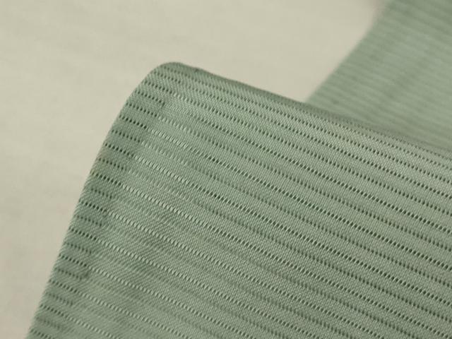 平和屋着物＊夏物　色無地　絽　錆青磁色　正絹　逸品　AABL6570jd